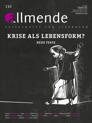 cover image of Allmende 110 – Zeitschrift für Literatur